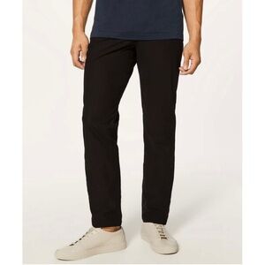lululemon - men’s abc pant classic 30” bottoms warpstreme casual black
